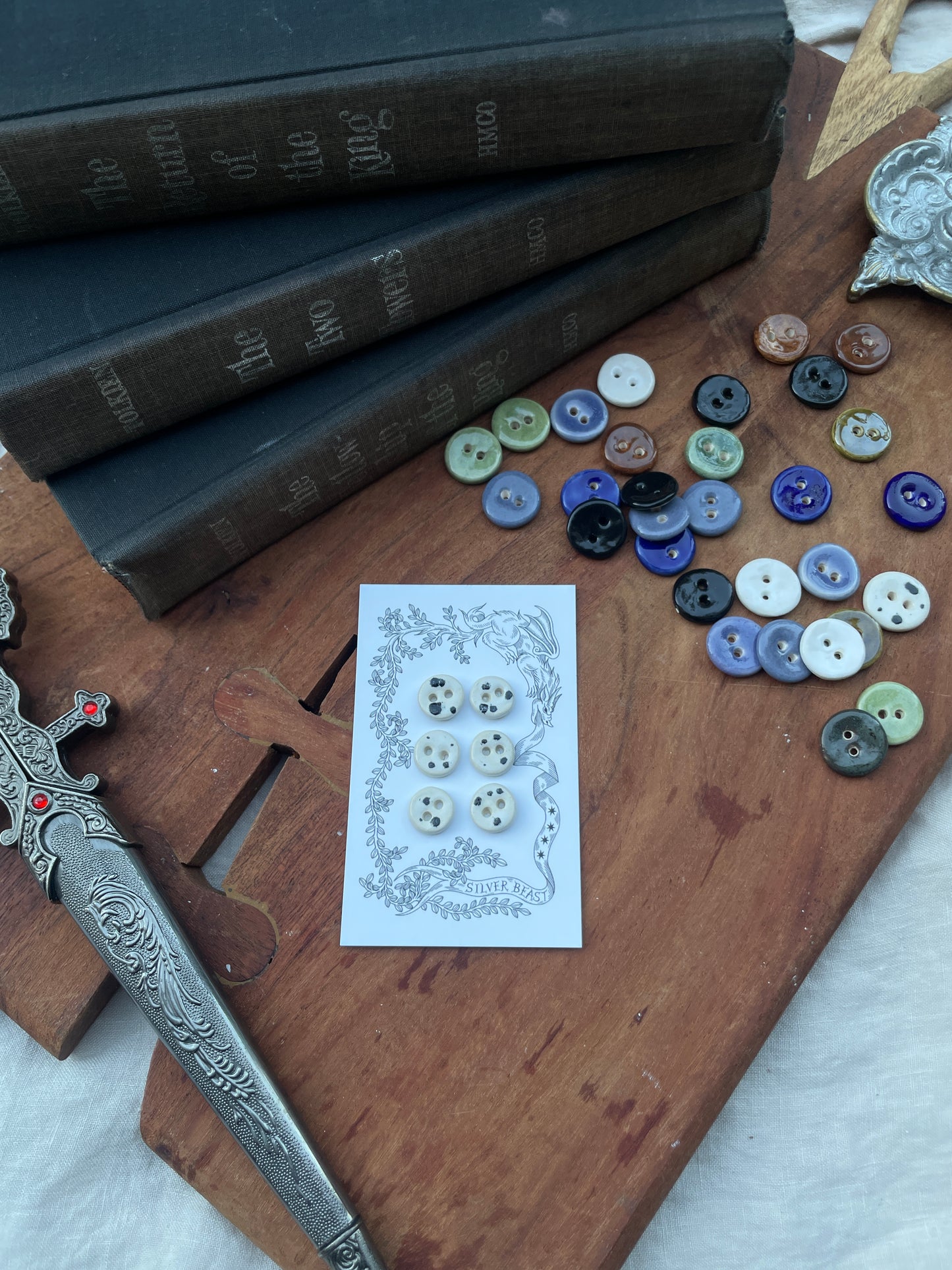 13mm Mini Buttons (set of 6)