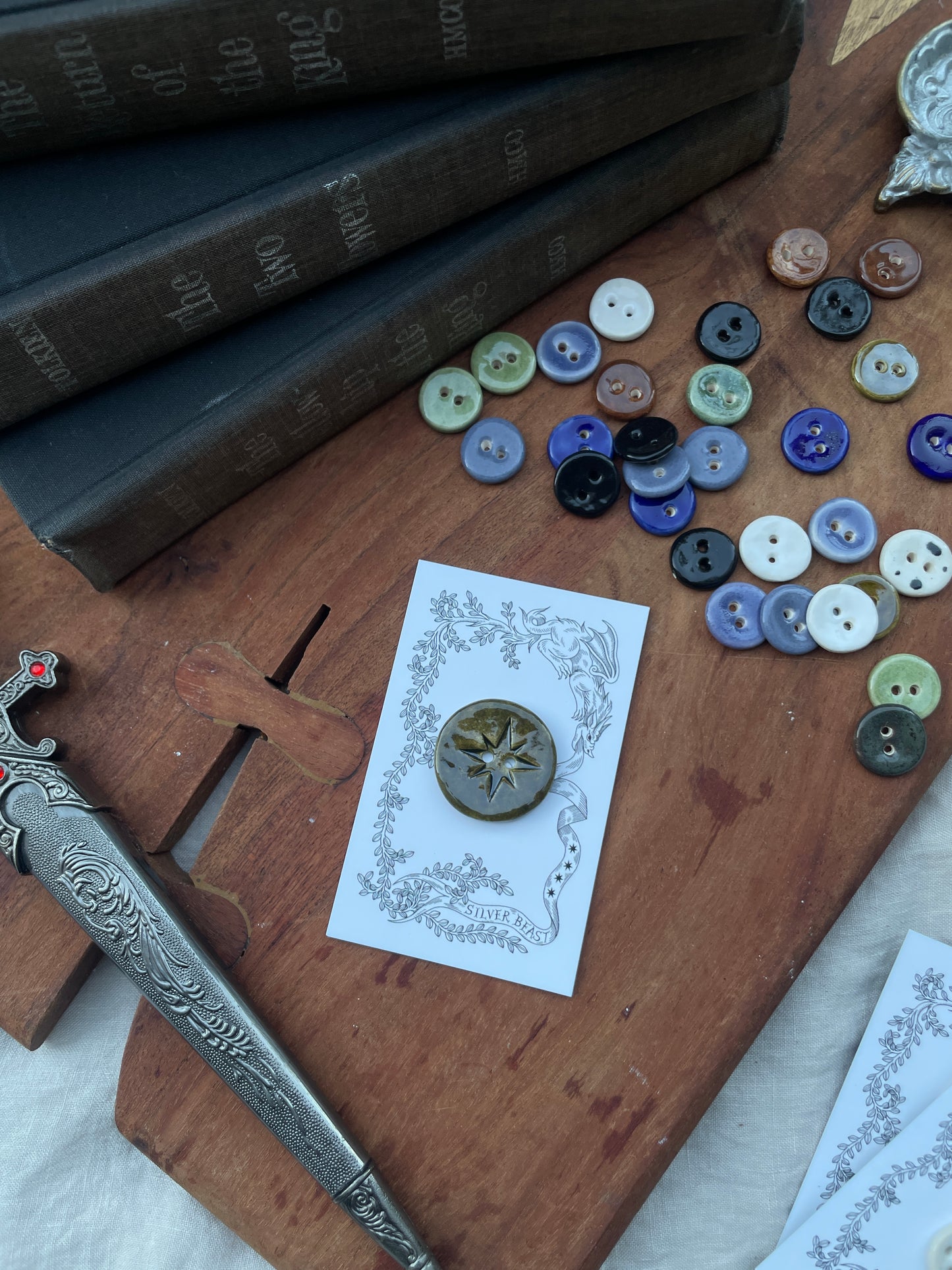 30mm Jumbo Star Button