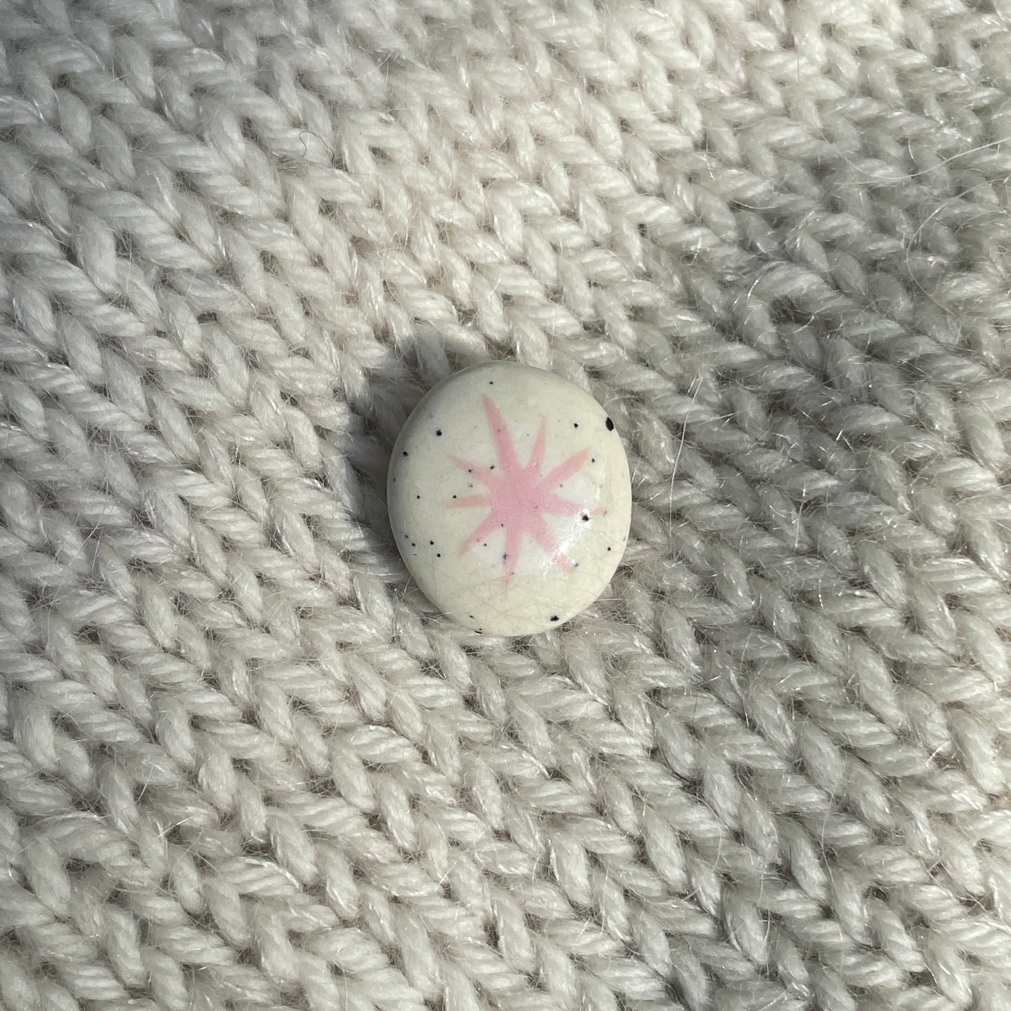 Pink Star Brooch