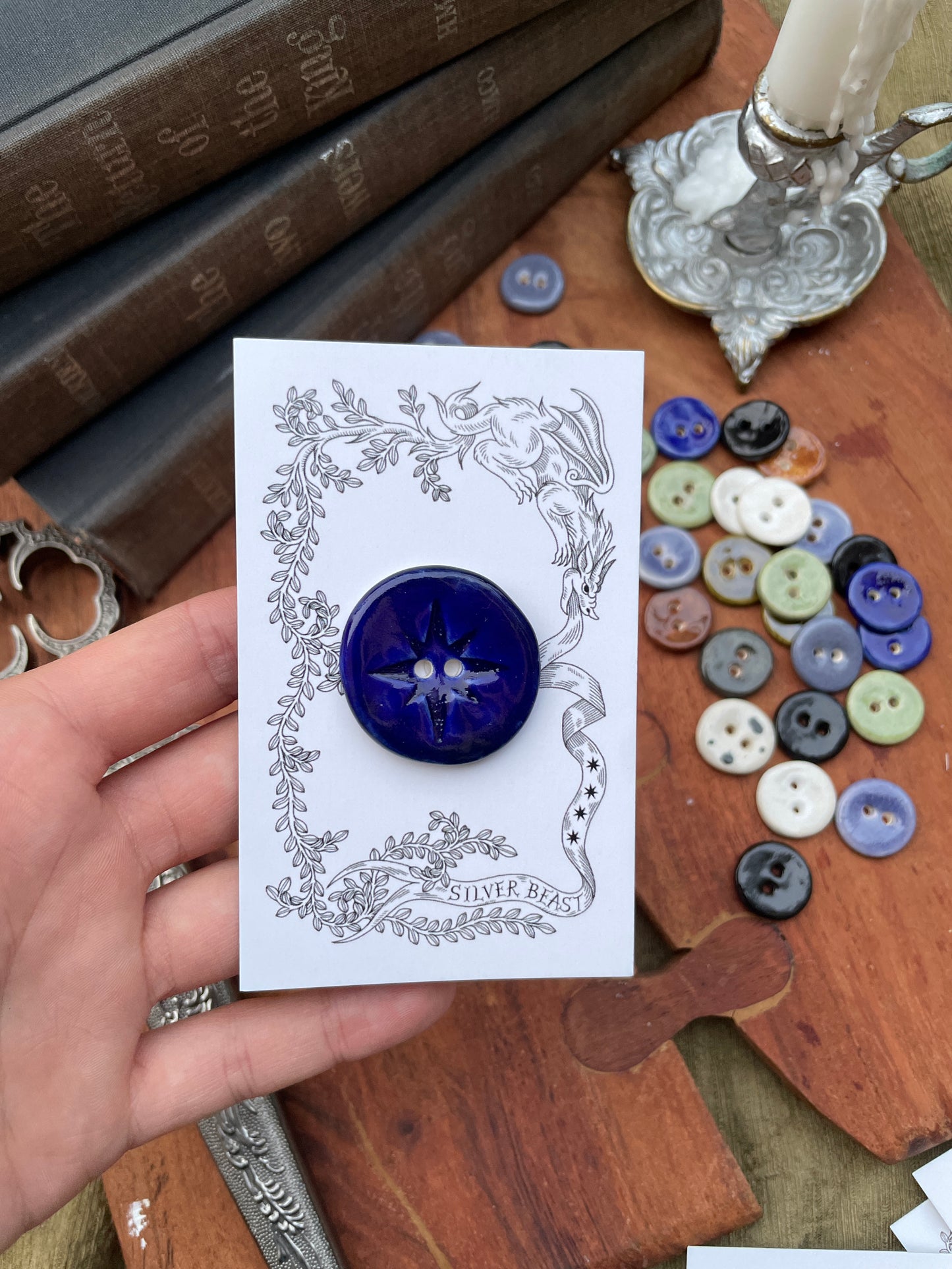 30mm Jumbo Star Button