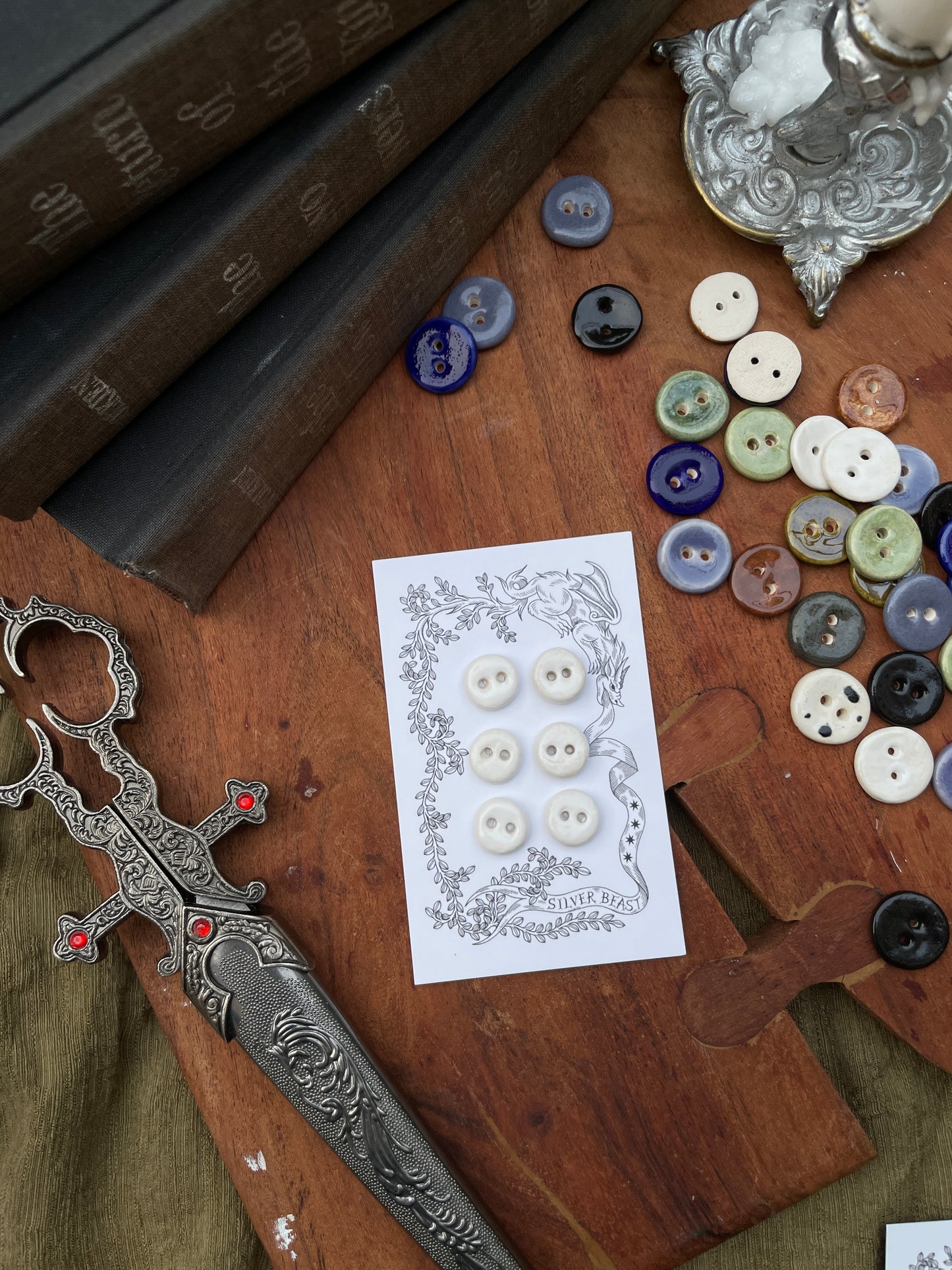 13mm Mini Buttons (set of 6)