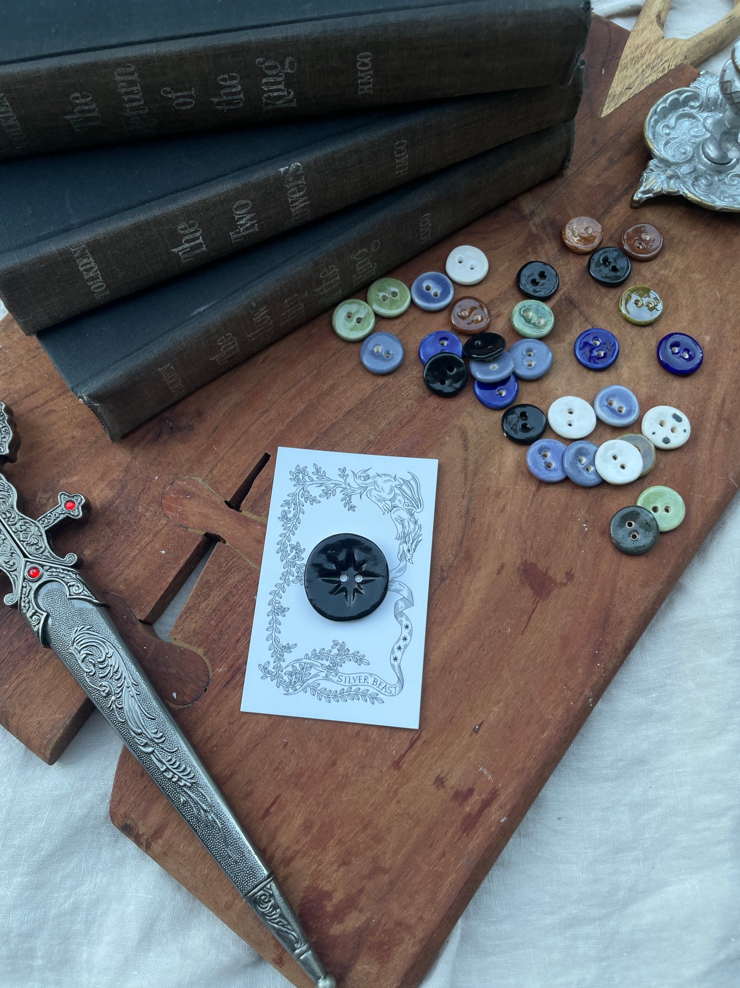 30mm Jumbo Star Button