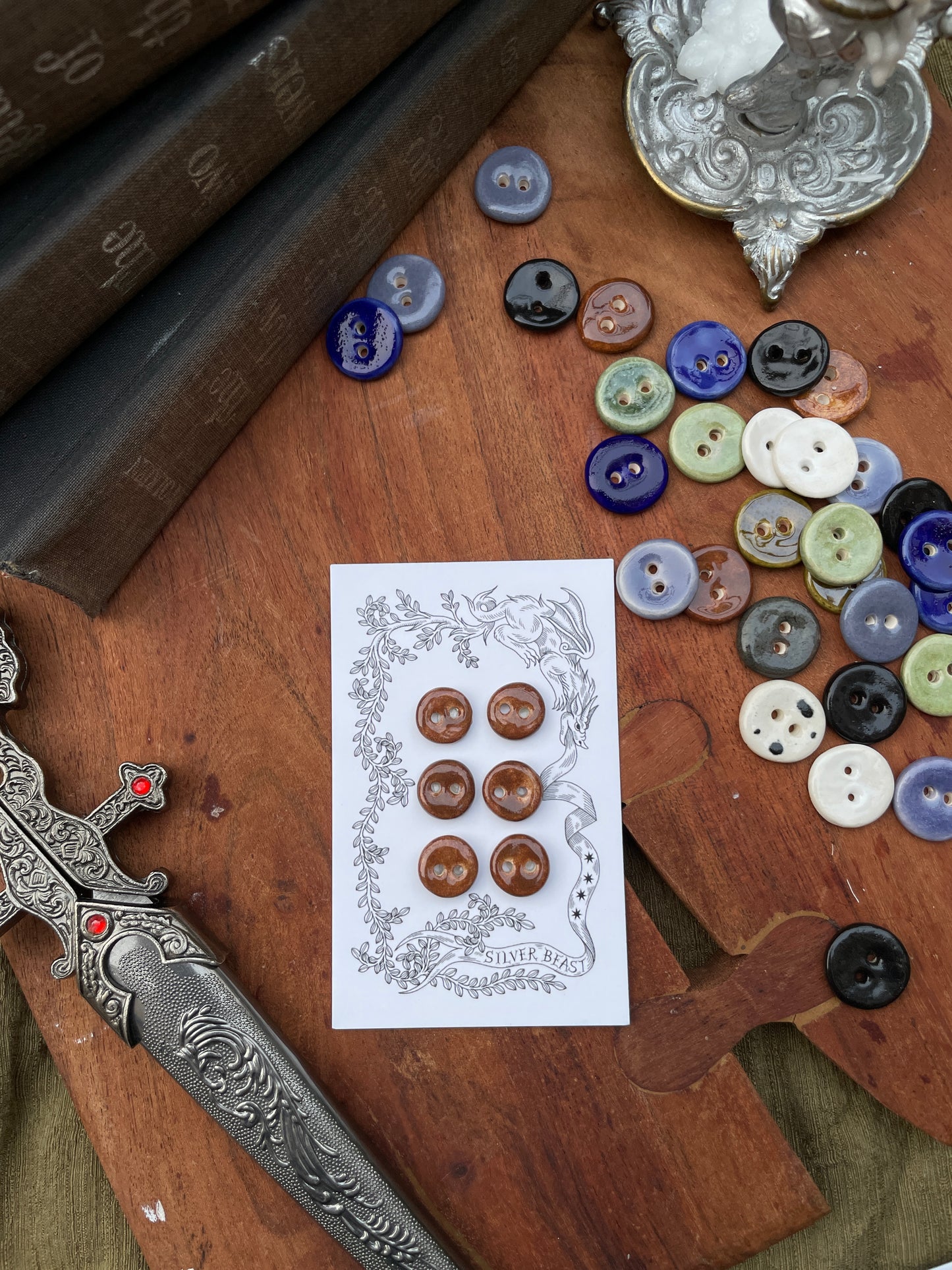 13mm Mini Buttons (set of 6)