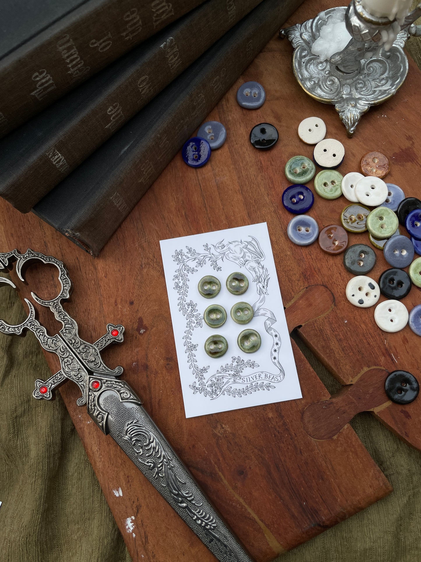 13mm Mini Buttons (set of 6)