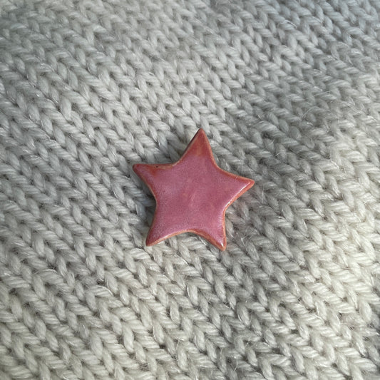 Blue Speckle Brooch